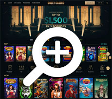 Dolly Casino Home Page