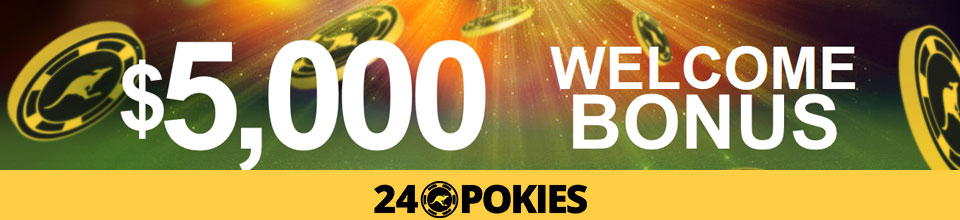 $5'000 Welcome Bonus At 24Pokies Casino