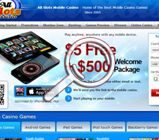 All Slots Mobile Home Page
