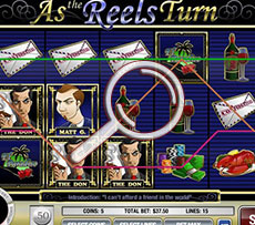 As The Reels Turn 3 pokie Play Screen