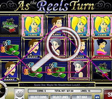 As The Reels Turn 3 pokie Play Screen