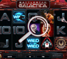 Battlestar Galactica Pokie FIGHT Game Mode
