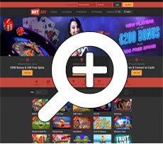 Betjoy Casino Home Page