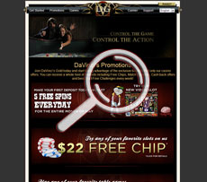 Da Vinci's Gold Promotions Page