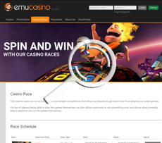 Emu Casino Races Page