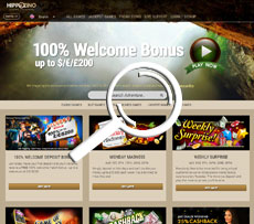 Hippozino Casino Promotions Page