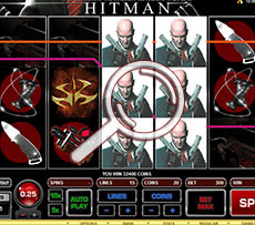 Hitman Pokie Play Screen