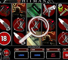 Hitman Pokie Play Screen