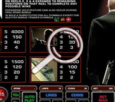 Hitman Pokie Bonus Screen