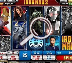 Iron Man 2 Pokie Play Screen