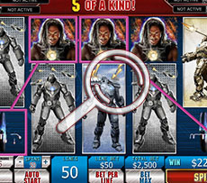 Iron Man 2 Pokie Wild Symbol