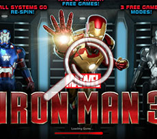 Iron Man 3 Pokie Loading Screen