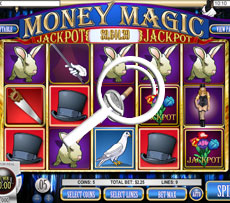 Money Magic pokie Play Screen