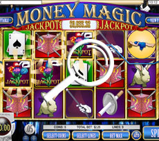 Money Magic Pokie Payout Screen