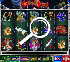 Monkey To Mars pokie Play Screen