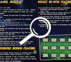 Monkey To Mars Pokie Rules Screen