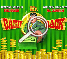 Mr Cash Back Pokie Loading Screen