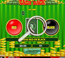 Mr Cash Back Pokie Bonus Screen