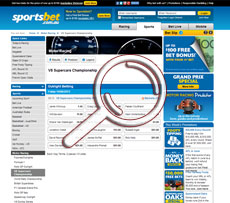 Sportsbet.Com.Au V8 Supercars Page