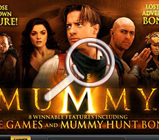 The Mummy Pokie Loading Screen