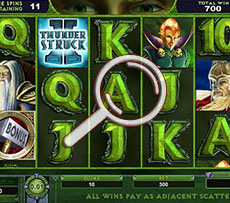 Thunderstruck 2 Pokie Play Screen