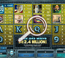 Thunderstruck 2 Pokie Payout Screen