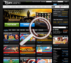 Titan Casino Home Page