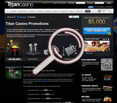 Titan Casino Promotions Page