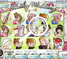 Wacky Wedding pokie Play Screen